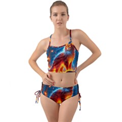 Enchanted Fire Feline Mini Tank Bikini Set by ExtraAwesomeSauce