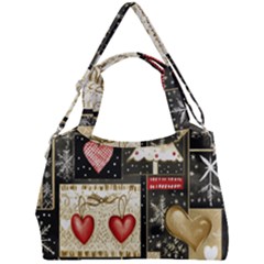 Christmas Reindeer Double Compartment Shoulder Bag by Posterlux