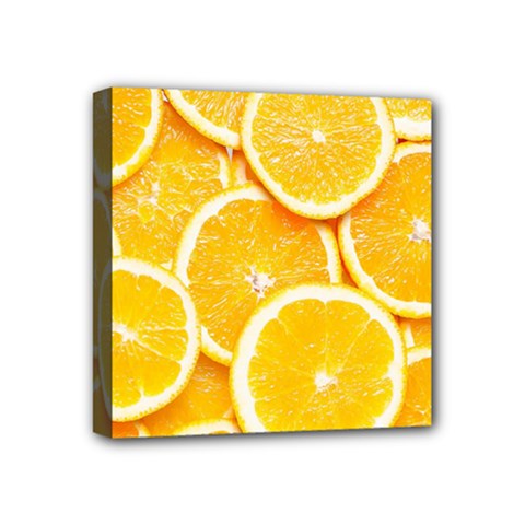 Oranges, Orange, Fruits Mini Canvas 4  X 4  (stretched) by kyorashop23