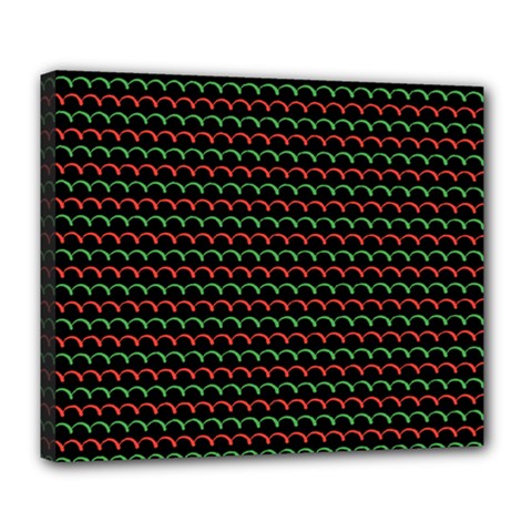 Geometric Abstract Pattern Line Deluxe Canvas 24  X 20  (stretched) by Salmanaz77