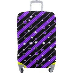 Christmas Paper Star Texture Luggage Cover (large) by Ket1n9