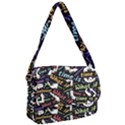 Time Nonlinear Curved Linear Courier Bag View1