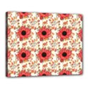 Retro 1880s Flowers Pattern 23 Canvas 20  x 16  (Stretched) View1