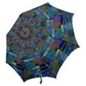 Glitch Chaos Print Hook Handle Umbrellas (Small) View2