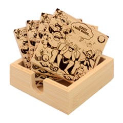 Huiok Bamboo Coaster Set by SkinsForTeens