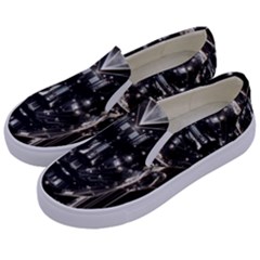 Robotics Robot Technology Future Kids  Canvas Slip Ons by Maspions