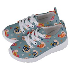Cute Bird Pattern Kids  Lightweight Sports Shoes by designsbymallika