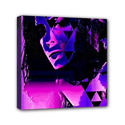 Counting Coup Ultraviolet Mini Canvas 6  X 6  (stretched) by MRNStudios