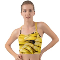 Bananas, Macro, Fruits, Ripe Bananas Mini Tank Bikini Top by kyorashop23