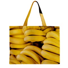 Bananas, Macro, Fruits, Ripe Bananas Zipper Mini Tote Bag by kyorashop23