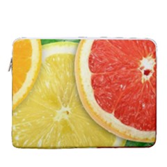 Fruit, Lemon 15  Vertical Laptop Sleeve Case With Pocket by kyorashop23