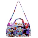 Let s Have Fun With Snowmen Sports Gym Duffle Bag with Shoe Compartment View1
