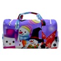 Let s Have Fun With Snowmen Sports Gym Duffle Bag with Shoe Compartment View2