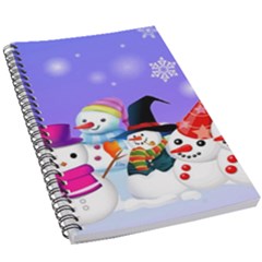 Let s Have Fun With Snowmen 5 5  X 8 5  Notebook by kyorashop23