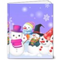 Let s Have Fun With Snowmen 8  x 10  Hardcover Notebook View1