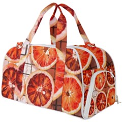 Peorange, Fruit, Citrus Burner Gym Duffel Bag by kyorashop23