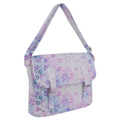 Digital Art Artwork Abstract Pink Purple Buckle Messenger Bag by Dutashop
