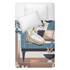 Sculpture Statue Angel Artwork Duvet Cover Double Side (single Size) by Salmanaz77