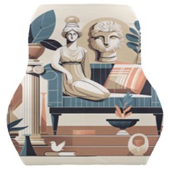 Sculpture Statue Angel Artwork Car Seat Back Cushion  by Salmanaz77