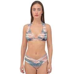 Artwork Painting Sculpture Nature Double Strap Halter Bikini Set by Salmanaz77