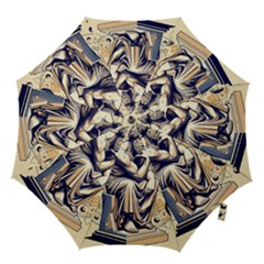 Thinker Sculpture Design Geometric Hook Handle Umbrellas (medium) by Salmanaz77