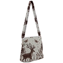 Artwork Graffiti Painting Creative Zipper Messenger Bag by Salmanaz77