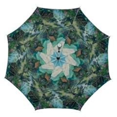 Village Nature Winter Landscape Automatic Folding Umbrella With Case (medium) by Salmanaz77