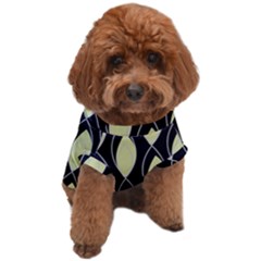 Brown Minimalist Leaves Dog T-shirt by ConteMonfrey