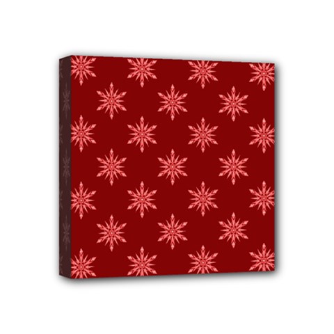 Illustrations Red Abstract Pattern Seamless Texture Mini Canvas 4  X 4  (stretched) by Hannah976