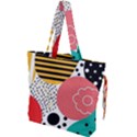 Geometric Design 07 Drawstring Tote Bag View1