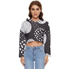 Geometric Design 09 Women s Lightweight Cropped Hoodie by myclothy