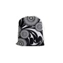 Modern Flowers Vector Seamless Pattern Drawstring Pouch (Small) View1