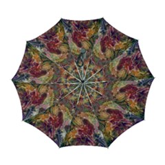 Blended Symmetry Automatic Folding Umbrella With Case (large) by kaleidomarblingart