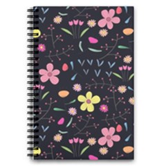 Foliage Pattern Beautiful Aesthetic Secret Garden 5 5  X 8 5  Notebook by Paksenen