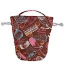 Sweet Food Seamless Pattern Drawstring Bucket Bag View2