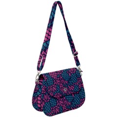 Summer Pineapples Saddle Handbag by Paksenen