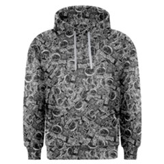 Be True Be Yourself Typographic Print Pattern Men s Overhead Hoodie by dflcprintsclothing