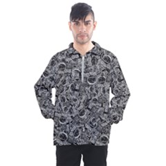 Be True Be Yourself Typographic Print Pattern Men s Half Zip Pullover by dflcprintsclothing