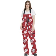 Valentine Women s Front Zip Ski And Snowboard Bib Pants by pollyparadiseartshop