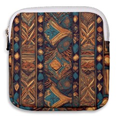 Tribal Chic Mini Square Pouch by pollyparadiseartshop