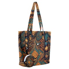 Tribal Chic Everyday Shoulder Bag With Pouch Bag by pollyparadiseartshop