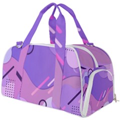 Colorful Labstract Wallpaper Theme Burner Gym Duffel Bag by Apen