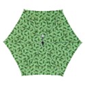 Leaves Pattern Texture Seamless Automatic Folding Umbrella with Case (Small) View1