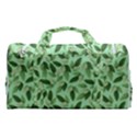 Leaves Pattern Texture Seamless Sports Gym Duffle Bag with Shoe Compartment View2