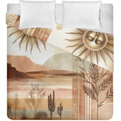 Abstract Sun Boho Bohemian Design Duvet Cover Double Side (king Size) by Salmanaz77