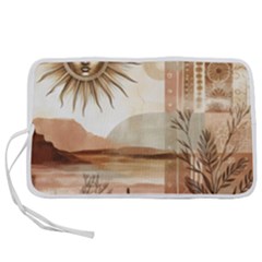 Abstract Sun Boho Bohemian Design Pen Storage Case (s) by Salmanaz77