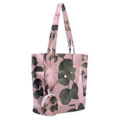 Pink Roses Everyday Shoulder Bag With Pouch Bag by pollyparadiseartshop