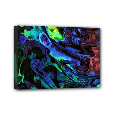 Sci-fi Scenester Mini Canvas 7  X 5  (stretched) by MRNStudios