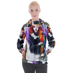 Halloween T-shirts Design  Women s Hooded Pullover by decentralizedstore