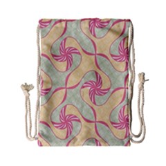 Abstract Pattern Design Scrapbooking Drawstring Bag (small) by Paksenen